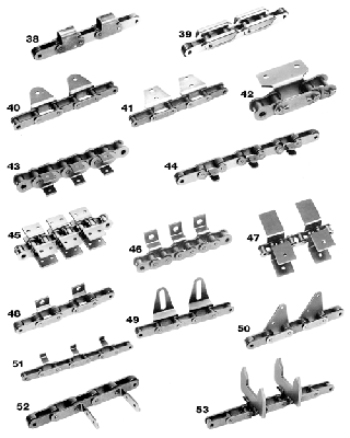 带附件链条例No.38～53