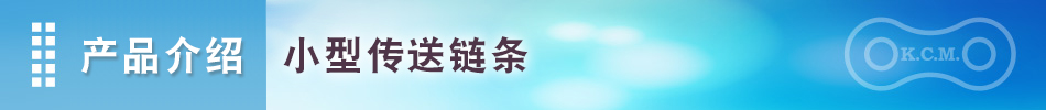 产品介绍 小型传送链条｜加贺工业株式会社