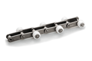 Double-pitch Chains with Side Rollers